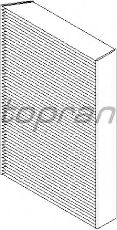 Фильтр, воздух во внутренном пространстве TOPRAN купить