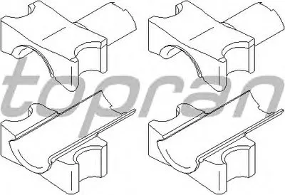 Опора, стабилизатор TOPRAN купить