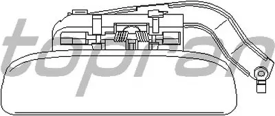 Ручка двери TOPRAN купить