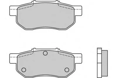 Комплект тормозных колодок, дисковый тормоз E.T.F. купить