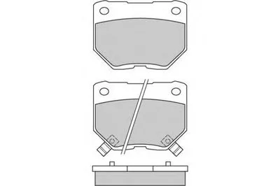Комплект тормозных колодок, дисковый тормоз E.T.F. купить