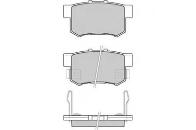 Комплект тормозных колодок, дисковый тормоз E.T.F. купить