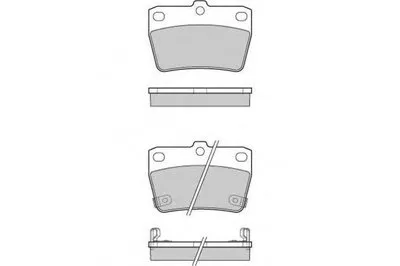 Комплект тормозных колодок, дисковый тормоз E.T.F. купить