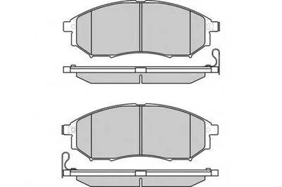 Комплект тормозных колодок, дисковый тормоз E.T.F. купить