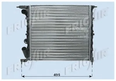 Радиатор, охлаждение двигателя FRIGAIR купить