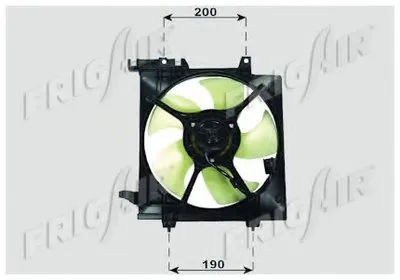 Вентилятор, охлаждение двигателя FRIGAIR купить