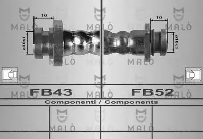 Тормозной шланг MALÒ купить