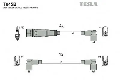 Комплект проводов зажигания alternative TESLA купить