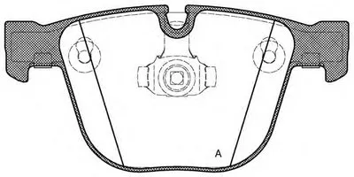 Комплект тормозных колодок, дисковый тормоз ADVANCE OPEN PARTS купить