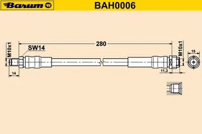Тормозной шланг BARUM купить