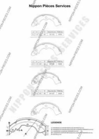 Комплект тормозных колодок NPS купить