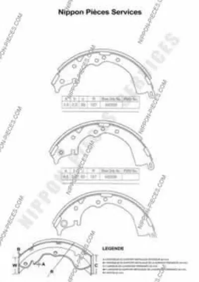 Комплект тормозных колодок NPS купить