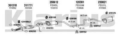 Система выпуска ОГ KLARIUS купить