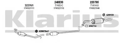 Система выпуска ОГ KLARIUS купить