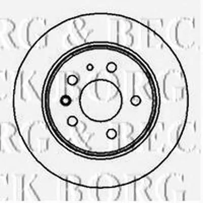 Тормозной диск BORG & BECK купить