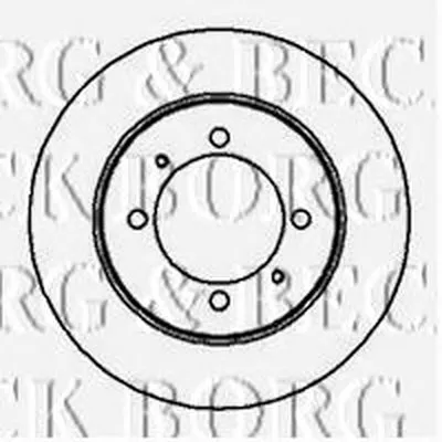 Тормозной диск BORG & BECK купить