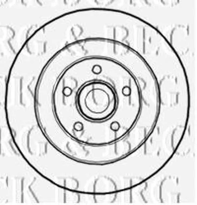 Тормозной диск BORG & BECK купить