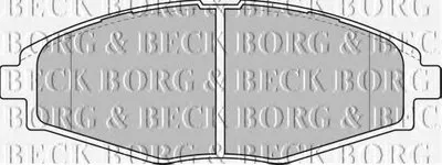 Комплект тормозных колодок, дисковый тормоз BORG & BECK купить
