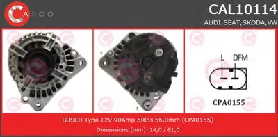 Генератор BRAND NEW SERIES CASCO купить