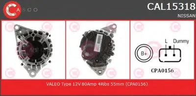 Генератор GENUINE SERIES CASCO купить