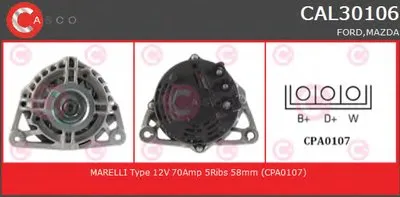 Генератор BRAND NEW SERIES CASCO купить