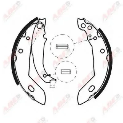 Комплект тормозных колодок ABE купить