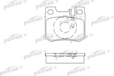 Комплект тормозных колодок, дисковый тормоз PATRON купить
