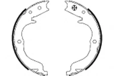 Комплект тормозных колодок, стояночная тормозная система HELLA PAGID купить