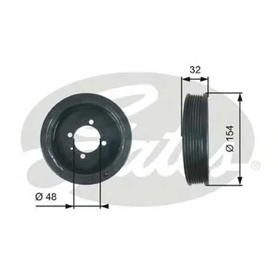 Ременный шкив, коленчатый вал DriveAlign® GATES купить