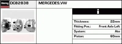 Тормозной суппорт Remanufactured REMY (Multiline) DELCO REMY купить
