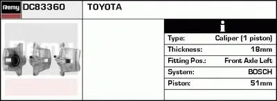 Тормозной суппорт Remanufactured REMY (Multiline) DELCO REMY купить