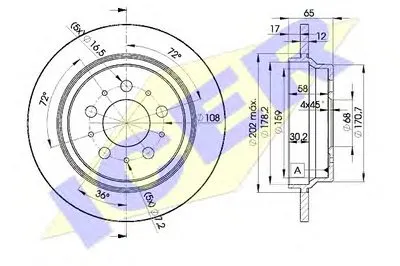 Тормозной диск ICER купить