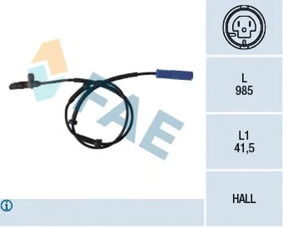 Датчик, частота вращения колеса FAE купить
