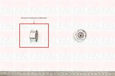 Натяжной ролик, ремень ГРМ FAI AutoParts купить