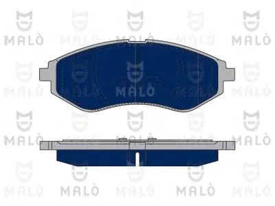 Комплект тормозных колодок, дисковый тормоз MALÒ купить