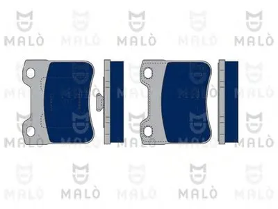 Комплект тормозных колодок, дисковый тормоз MALÒ купить