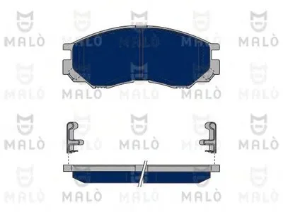 Комплект тормозных колодок, дисковый тормоз MALÒ купить