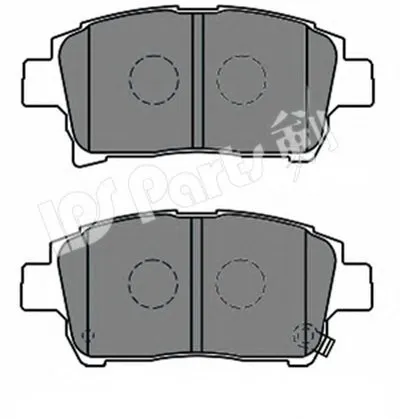 Комплект тормозных колодок, дисковый тормоз IPS Parts IPS Parts купить