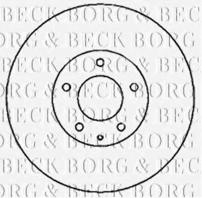 Тормозной диск BORG & BECK купить