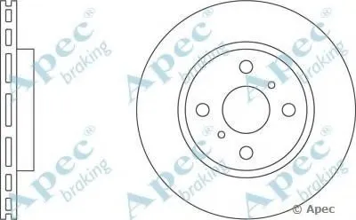 Тормозной диск APEC braking купить