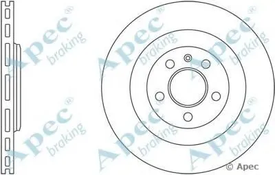 Тормозной диск APEC braking купить