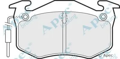Комплект тормозных колодок, дисковый тормоз APEC braking купить
