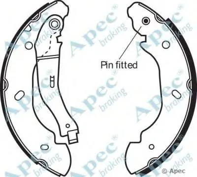 Тормозные колодки APEC braking купить