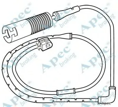 Указатель износа, накладка тормозной колодки APEC braking купить