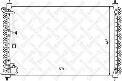 Конденсатор, кондиционер STELLOX купить