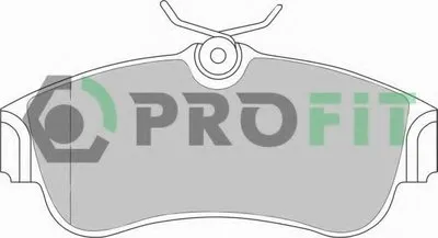 Комплект тормозных колодок, дисковый тормоз PROFIT купить