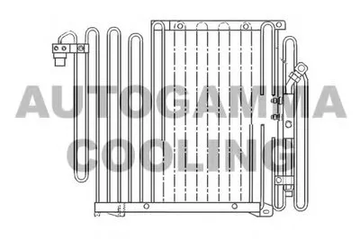 Конденсатор, кондиционер AUTOGAMMA купить
