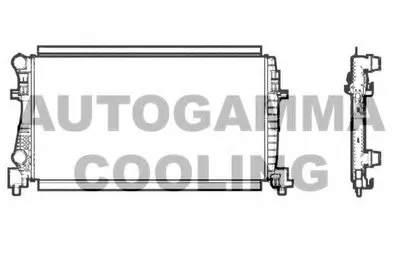 Радиатор, охлаждение двигателя AUTOGAMMA купить