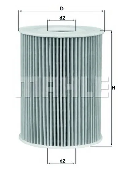 Масляный фильтр MAHLE ORIGINAL купить