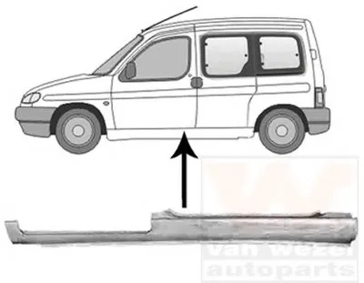 Накладка порога VAN WEZEL купить